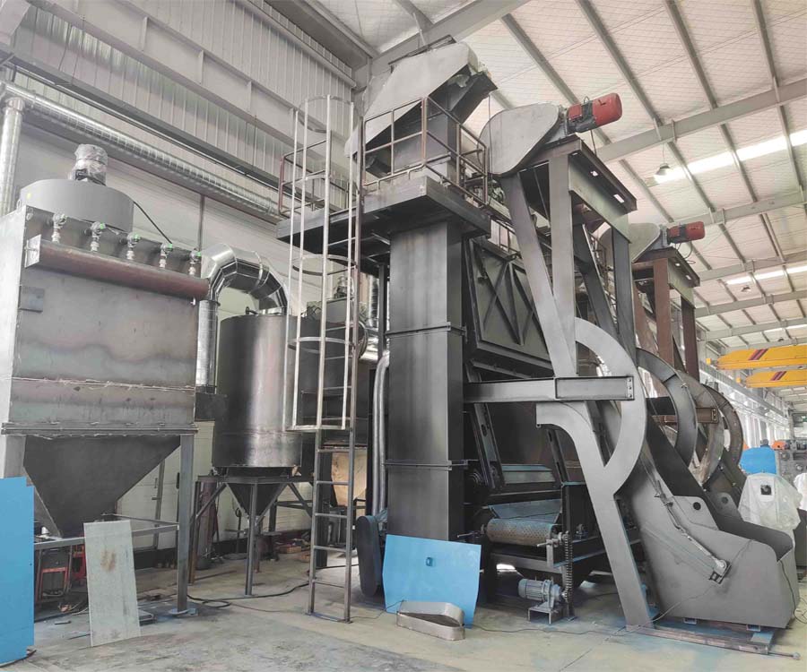 Biaya nggunakake mesin shot blasting