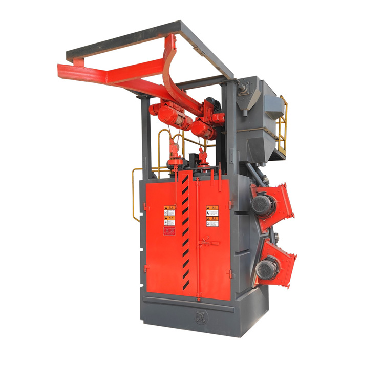 Tipe Pancing Gantung Sand Blasting Machine Overhead Chain Shot Blasting Equipment